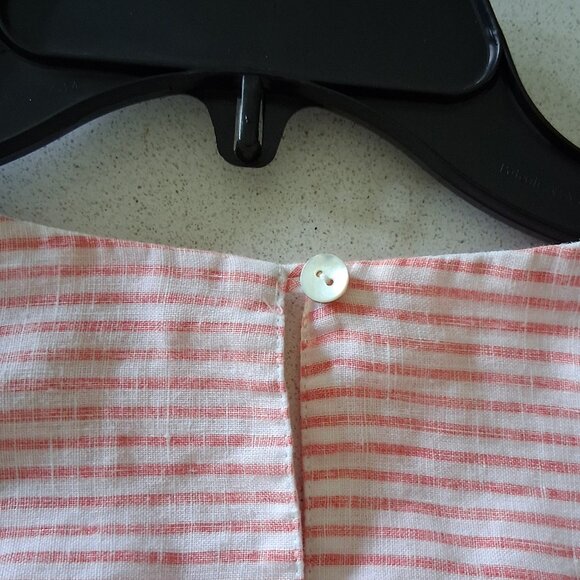 Tommy Bahama Sleeveless Pink & White Stripe Shift Dress Women's Size XL - Picture 6 of 11